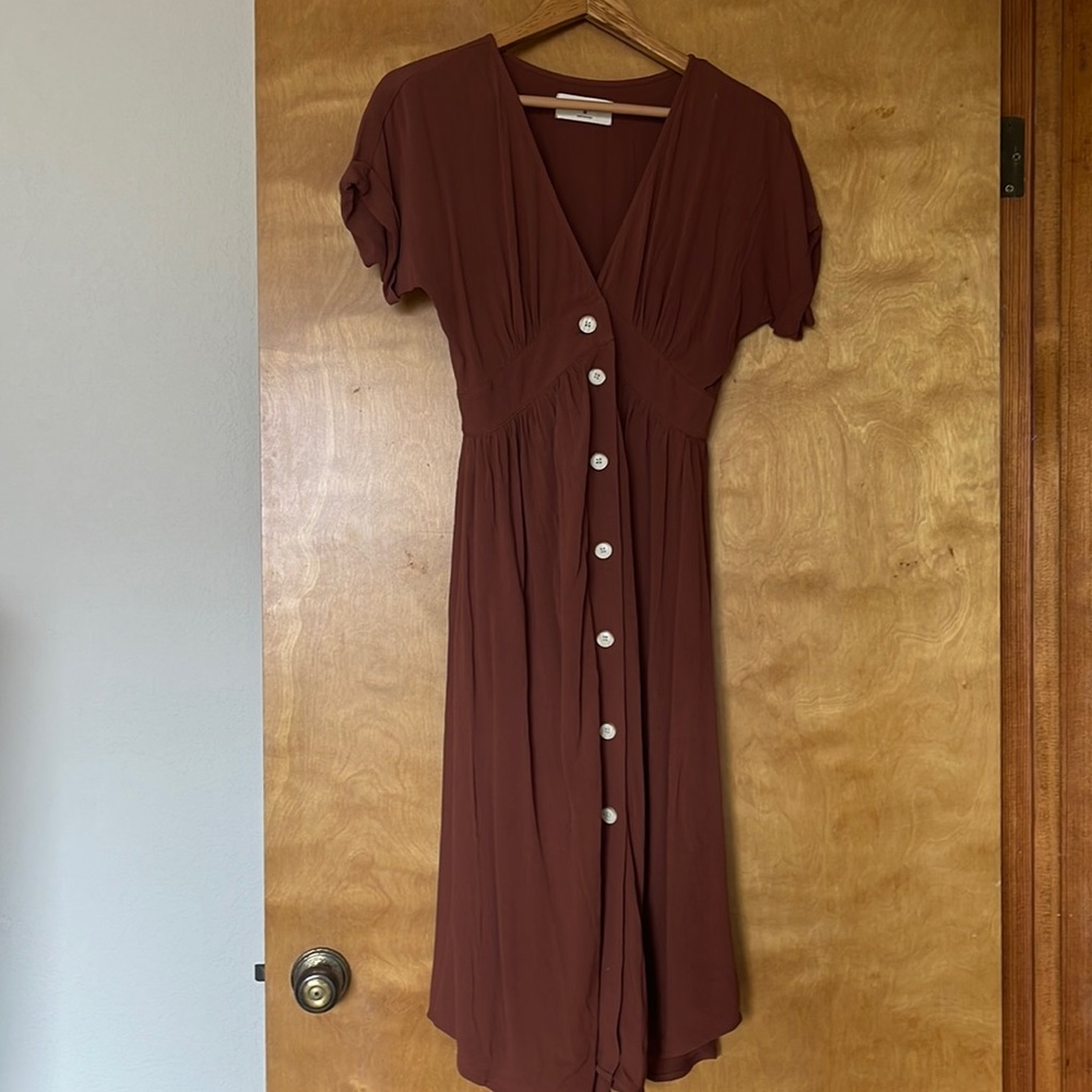 NWT The Normal Brand dress. Rust color. XS. Never worn.